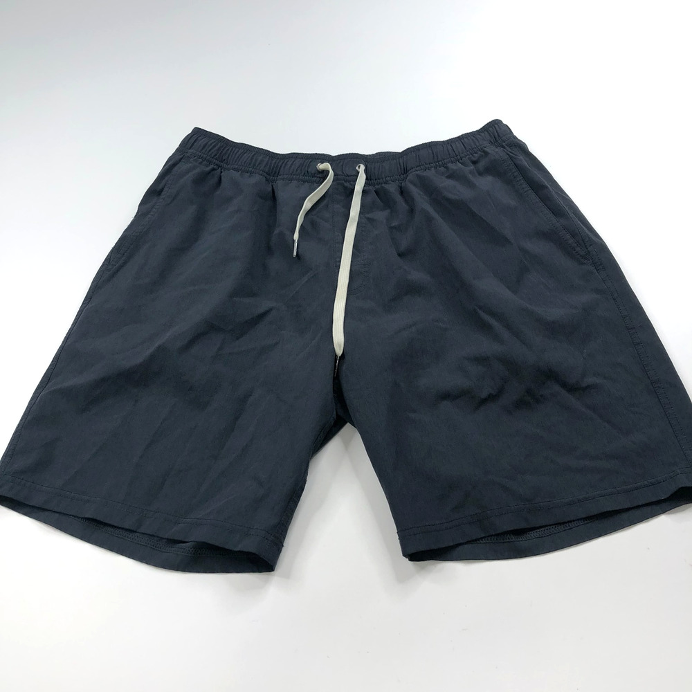 Fair Harbor XL (Fit 32In) Athleisure Gym Running Elastic Waist 8"Shorts Gray